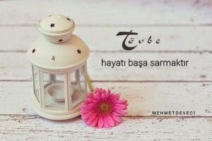Tövbe hayatı başa sarmaktır.
Mehmet Deveci