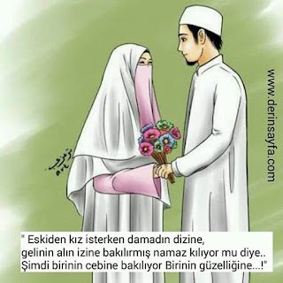 ” Eskiden kız isterken damadın dizine, gelinin alın izine bakılırmış namaz kılıyor mu diye.. Şimdi birinin cebine bakılıyor..”