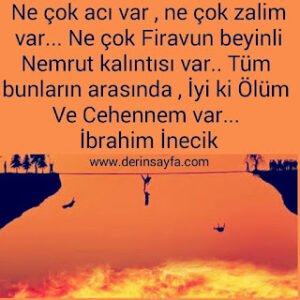 Zulüm ve zalimlik sözleri