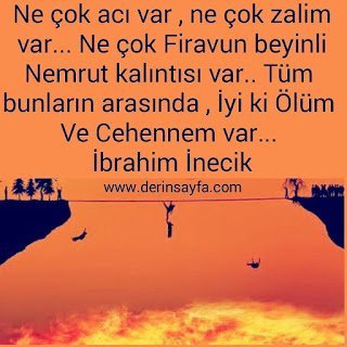 Zulüm ve zalimlik sözleri