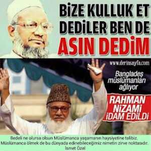 Bedeli ne olursa olsun Müslümanca yaşamanın haysiyetine talibiz. İsmet Özel