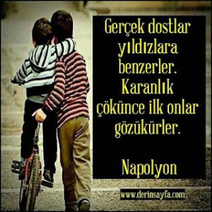 Hayatı anlatan dostluk sözleri