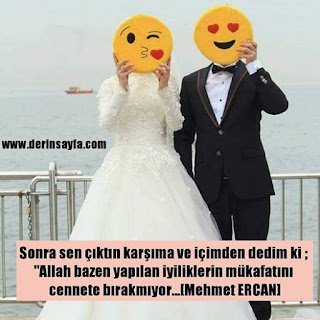 “Sonra sen çıktın karşıma ve içimden dedim ki; Allah bazen yapılan iyiliklerin mükafatını cennete bırakmıyor…”