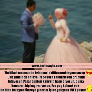 Ve Nikah masasında Evlenme teklifine muhteşem cevap :))