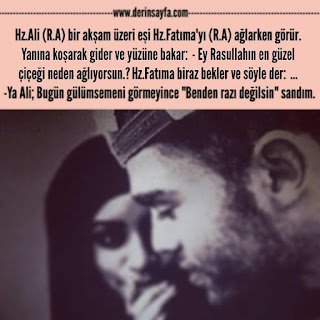 Ya Ali; Bugün gülümsemeni görmeyince “Benden razı değilsin” sandım..