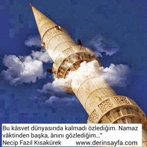 Necip Fazıl Kısakürek sözleri