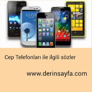 Cep telefonu sözleri / mesajları