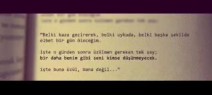 Bir gün anlayacaksın..
Aslında senin için ne kadar değerli
olduğumu . !!