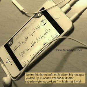 Ne imtihanlar misafir ettik bilsen hiç hesapta yokken. İyi ki acıları azaltacak dualar ezberlemişim.. Mahmut Bıyıklı
