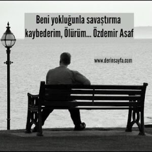 Özdemir Asaf sözleri / resimli / aşk / sevgi / ayrılık / anlamlı