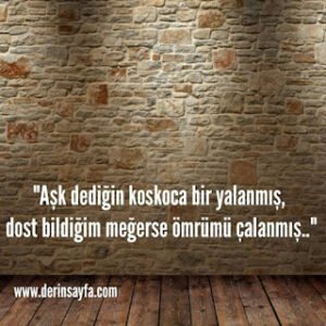 Sitemkar sitemli sözler