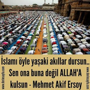 Mehmet Akif Ersoy sözleri / resimli / dini / anlamlı