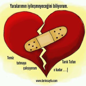 Yaralarımın iyileşmeyeceğini biliyorum. Temiz tutmaya çalışıyorum o kadar.. Tarık Tufan