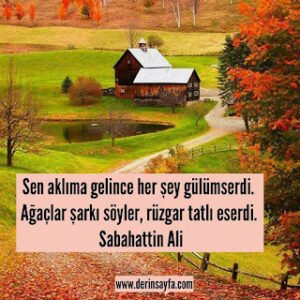 Sabahattin Ali sözleri
