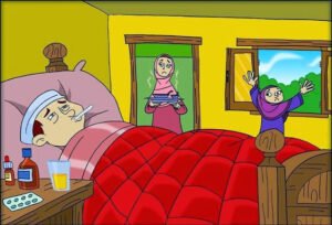 EŞLERDEN BİRİ HASTALANABİLİR SABIRLI OLMAK
GEREK. . .