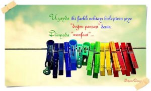 Uzayda iki farklı noktayı birleştiren şeye “doğru parçası” denir, Dünyada “menfaat”…  Bahadır Cüneyt