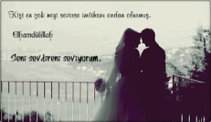 Kişi en çok neyi severse imtihanı ondan olurmuş. Elhamdülillah seni sevdireni seviyorum.