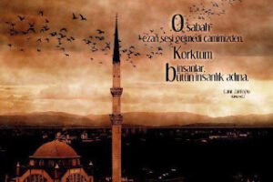 O sabah ezan sesi gelmedi camimizden