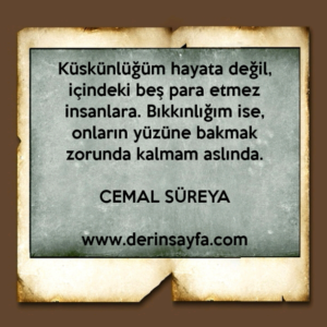 Kırgınlık sözleri / resimli / Duygusal