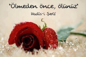 Biri çıkıp da “Ölmeden önce yapılacak bir şey” diye başlık atıp Altına “Ölmeden önce, ölünüz” Hadîs