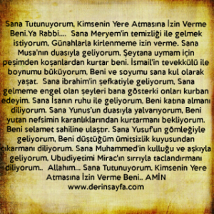 Allahım… Sana Tutunuyorum,Kimsenin Yere Atmasına İzin Verme Beni.. AMİN