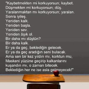 Kaybetmekten mi korkuyorsun; kaybet…