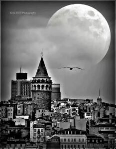 Gökyüzünü çok seviyorum.