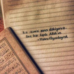 Biz içimizi sana döküyoruz, Sen bizi topla Allah’ım. – Mehmet Beyazbayrak