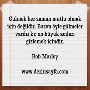 Bob Marley sözleri / resimli