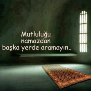 Kalk ve abdest al…
Tabiri caiz ise, "durumunu güncelle…"