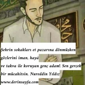Şehrin sokakları et pazarına dönmüşken gözlerini..
Nureddin Yıldız