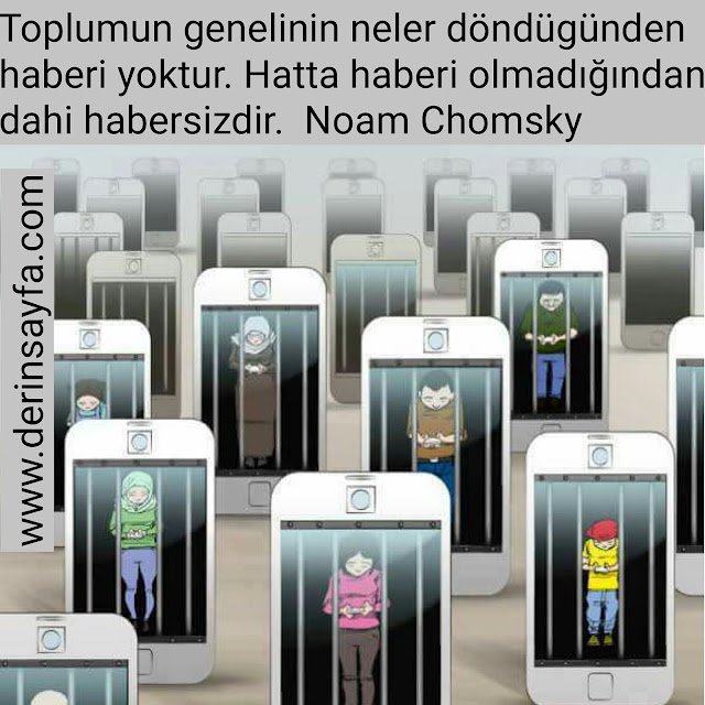 Toplumun genelinin neler döndügünden  haberi yoktur. Hatta haberi olmadığından dahi habersizdir