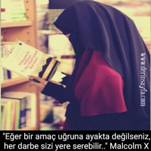 Eğer bir amaç uğruna ayakta değilseniz, her darbe sizi yere serebilir.. Malcolm X