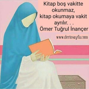 Kitap boş vakitte okunmaz, kitap okumaya vakit ayrılır