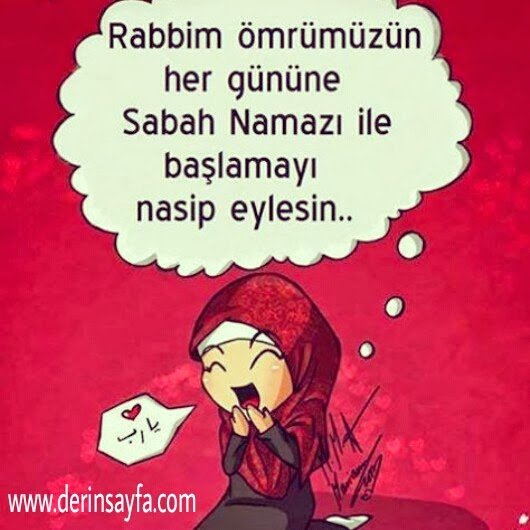 Rabbim ömrümüzün her gününe
Sabah Namazı ile başlamayı nasip
eylesin..