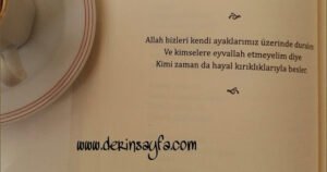 Allah bizleri kendi ayaklarımız üzerinde duralım..
Mehmet Deveci