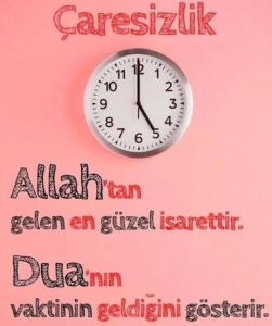 Çaresizlik Allah'tan gelen en güzel işarettir.
– Hz.Mevlana