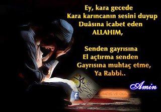 Senden gayrısına el açtırma senden gayrısına muhtaç etme, Ya Rabbi.. AMİN