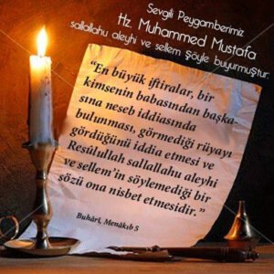 En büyük iftiralar, bir kimsenin babasından başkasına neseb iddiasında bulunması