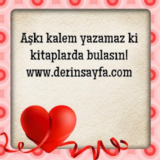 Aşkı kalem yazamaz ki kitaplarda bulasın!