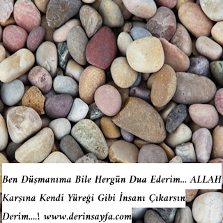 Ben Düşmanıma Bile Hergün Dua Ederim… ALLAH Karşına Kendi Yüreği Gibi İnsanı Çıkarsın Derim….!