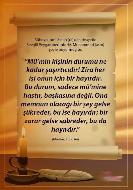 Mü’min kişinin durumu ne kadar şaşırtıcıdır!