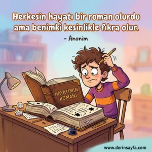 Herkesin hayatı bir roman olurdu ama benimki kesinlikle fıkra olur