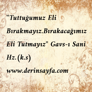 ”Tuttuğumuz Eli Bırakmayız.Bırakacağımız Eli Tutmayız”  Gavs