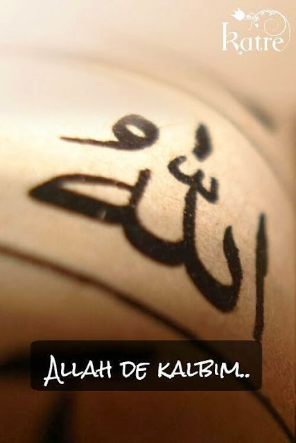 Sustum…
Düşündüm…
Durgunlaştım…
En çok 'Hüzün'dü adım…
Ama; Elhamdülillah hiç Yalnız
kalmadım…